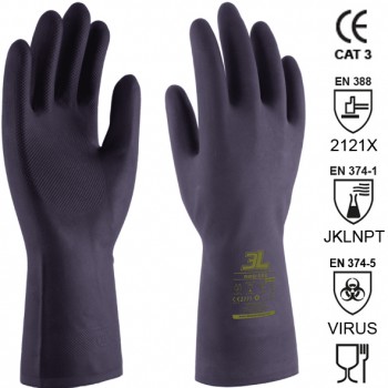 Guantes de neopreno mezclado con látex mod. neo-tex (gss-004)