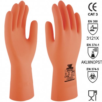 Guantes de látex mod. pro-tex (gid-001)