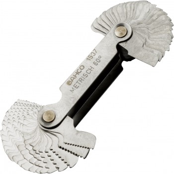 Galgas de roscas con sistema métrico de 60° y sistema whitworth de 55° ref. 1537