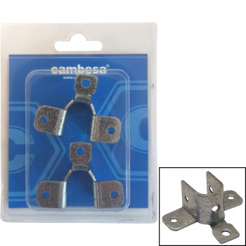 Soporte metálico de 3 orejas para persianas (2 unidades) ref. 40946