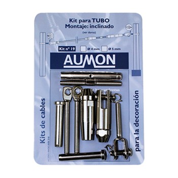 Kit n.19 para tubo (montaje inclinado)