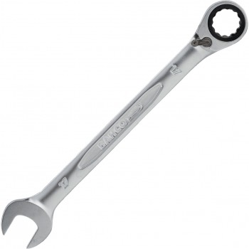 Llave combinada de carraca métrica con acabado cromado ref. 1rm