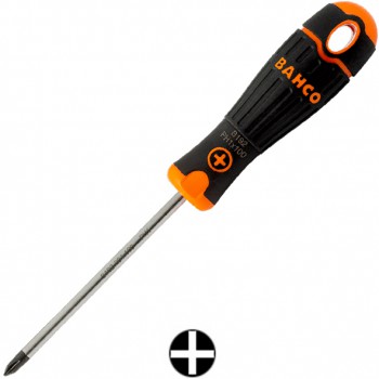 Destornillador phillips bahcofit con mango de goma ref. b192