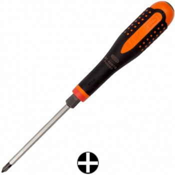 Destornillador phillips de varilla pasante ergo™ con mango anti-impacto ref. be-8610tb be-8620tb be-8623tb be-8624tb