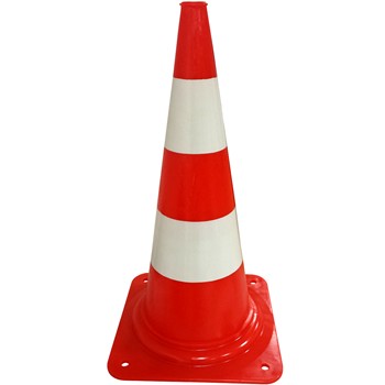 Cono de seguridad de pvc blando con reflectante (750 mm)