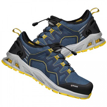 Zapato de seguridad con cierre quicklace mod. b1006b k-walk s1p hro src
