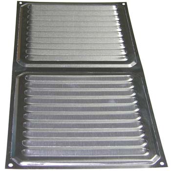 Rejilla de ventilación rectangular para atornillar
