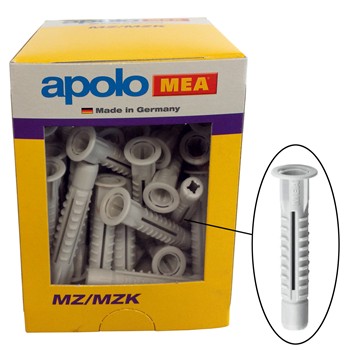 Tacos de nylon multimaterial con valona mod. mzk en caja
