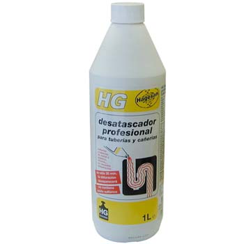 Desatascador profesional para tuberías y cañerías hg