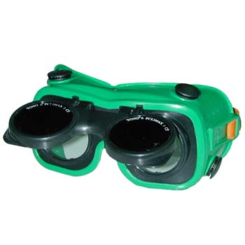 Gafas para soldadura oxiacetilénica y oxicorte mod. 545-a.