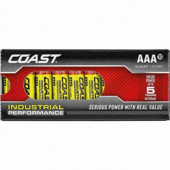 Caja de 10 pilas alcalinas coast lr03 de 1,5 v.