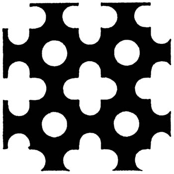 Chapa perforada para decoración ref. 505.