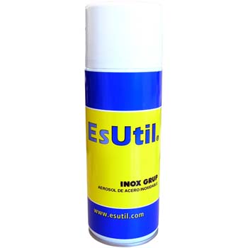 Spray de acero inoxidable brillante