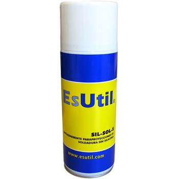 Spray antiadherente para proyecciones de soldadura sin silicona