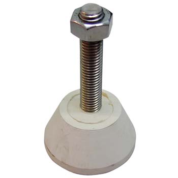 Soporte amortiguador con espárrago de acero inoxidable