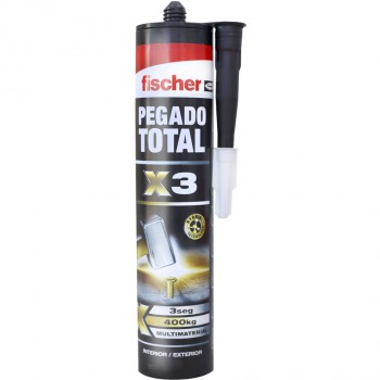 Adhesivo pegado total x3 fischer