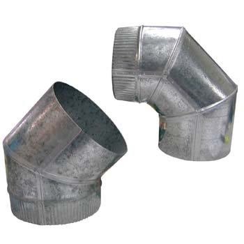 Codo galvanizado tipo caldereria