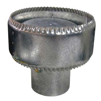 Sombrero con cerco galvanizado