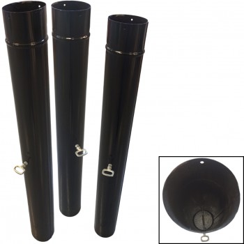 Tubo vitrificado con llave tipo fumisteria