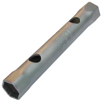 Llave de tubo de dos bocas