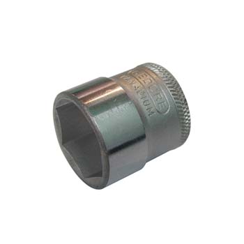 Llave de vaso hexagonal con cuadrado de 3/8