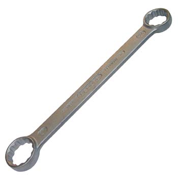Llave de estrella plana de dos bocas