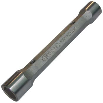 Llave de tubo de dos bocas