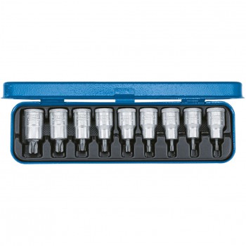 Juego de bocas torx con vaso de 1/2