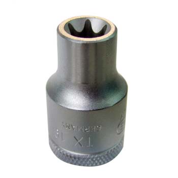 Llave de vaso torx con cuadrado de 3/8