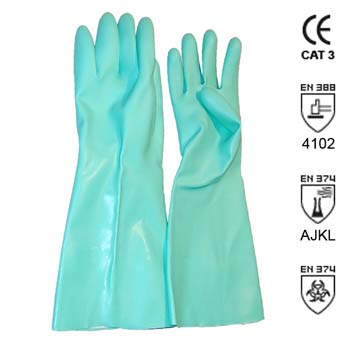 Guantes de nitrilo mod. ultranitril 493.