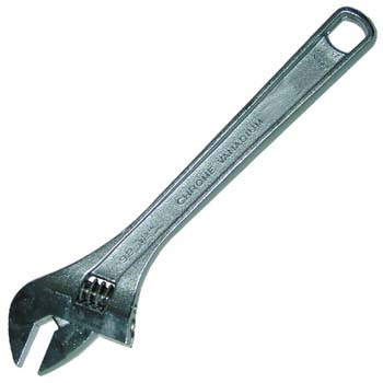 Llave ajustable de moleta central