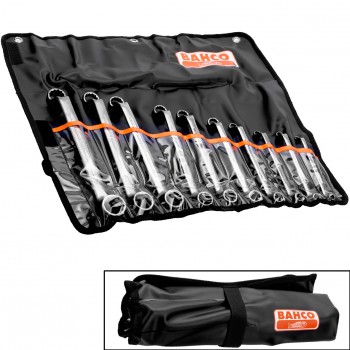Juego de llaves de estrella de dos bocas acodadas métricas ref. 2m/8t / 2m/10t / 2m/12t
