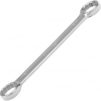 Llave de dos bocas planas con acabado cromado ref. 4m