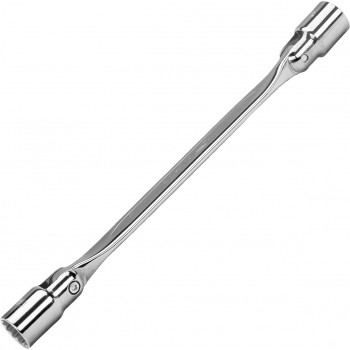 Llave articulada de dos bocas métricas con vaso bi-hexagonal ref. 4040m