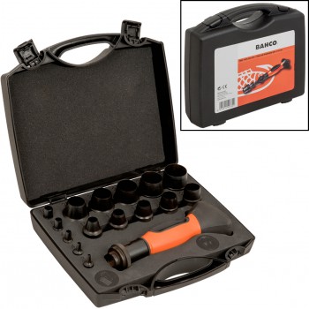 Juego de sacabocados intercambiables de 3 a 30 mm (16 piezas) ref. 400.003.030