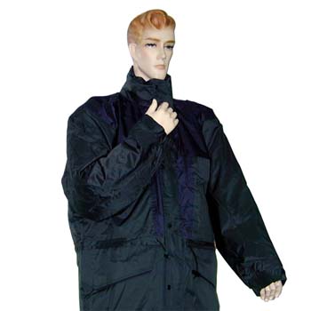 Parka de poliéster con forro polar mod. 870.