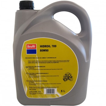 Aceite para cajas de cambio y diferenciales ref. hidroil 789 ep80w90 gl-5