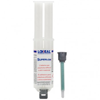 Adhesivo bicomponente para plásticos difíciles ref. superlox