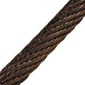 Cable de acero antigiro negro