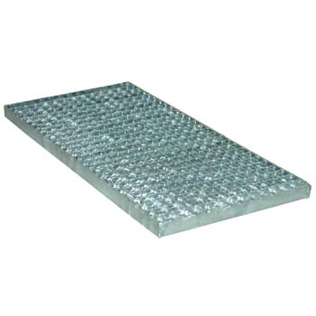 Entramado metálico galvanizado con agujero de 20 x 20 y pletina de 25 x 2.