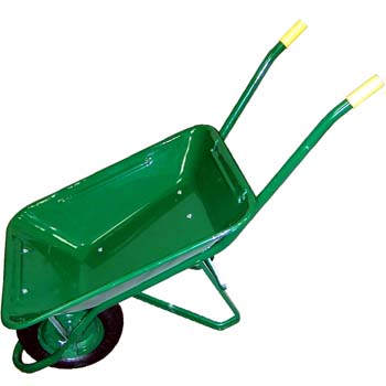Carretilla estrecha con rueda pneumática