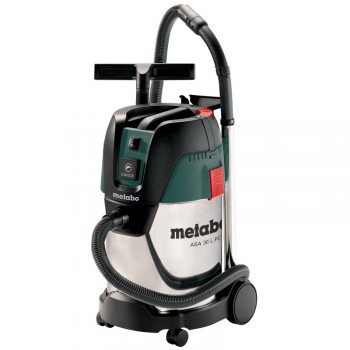 Aspirador universal de 1250 vatios para húmedo y seco metabo mod. asa 30 l pc inox (602015000)