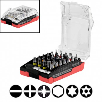 Juego de puntas de atornillar metabo (32 piezas) (626696000)