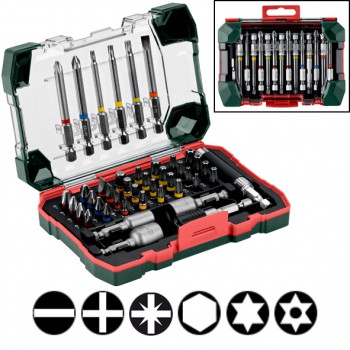 Juego de puntas de atornillar metabo (43 piezas) (626719000)