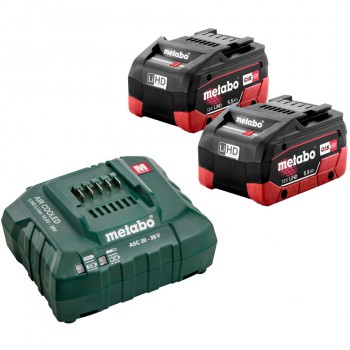 Set básico de 2 baterías lihd 5,5 ah + cargador asc 30-36 (685122000)