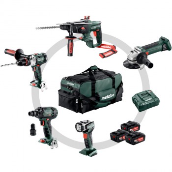 Máquinas de batería de 18 voltios metabo combo set 5.1 (691006000)