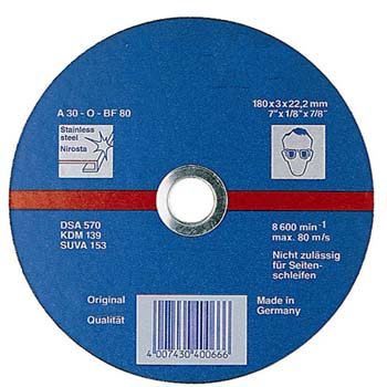 Disco de tronzar a30p inox
