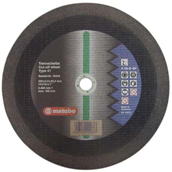 Disco de tronzar a30s acero (616203000)