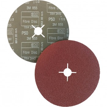 Disco abrasivo con soporte de fibra 3m ref. 855