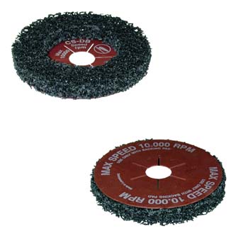 Disco clean & strip de limpieza y acabado con soporte de fibra, para trabajar en plano